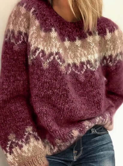 Women's Soft Crew Neck Knit Sweater
