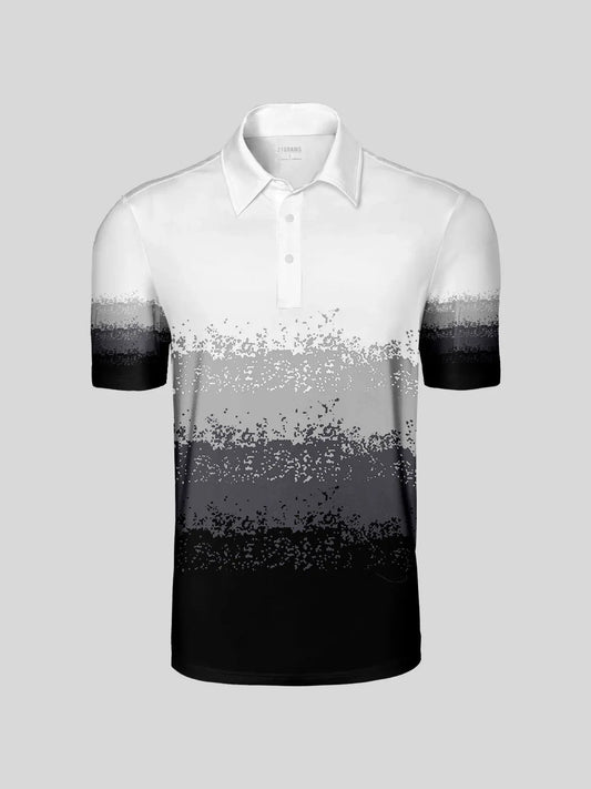 Breathable Mens Polo Shirt UV Protection - Luxivelle