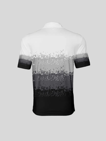 Breathable Mens Polo Shirt UV Protection