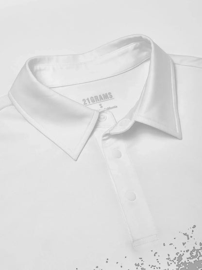 Breathable Mens Polo Shirt UV Protection
