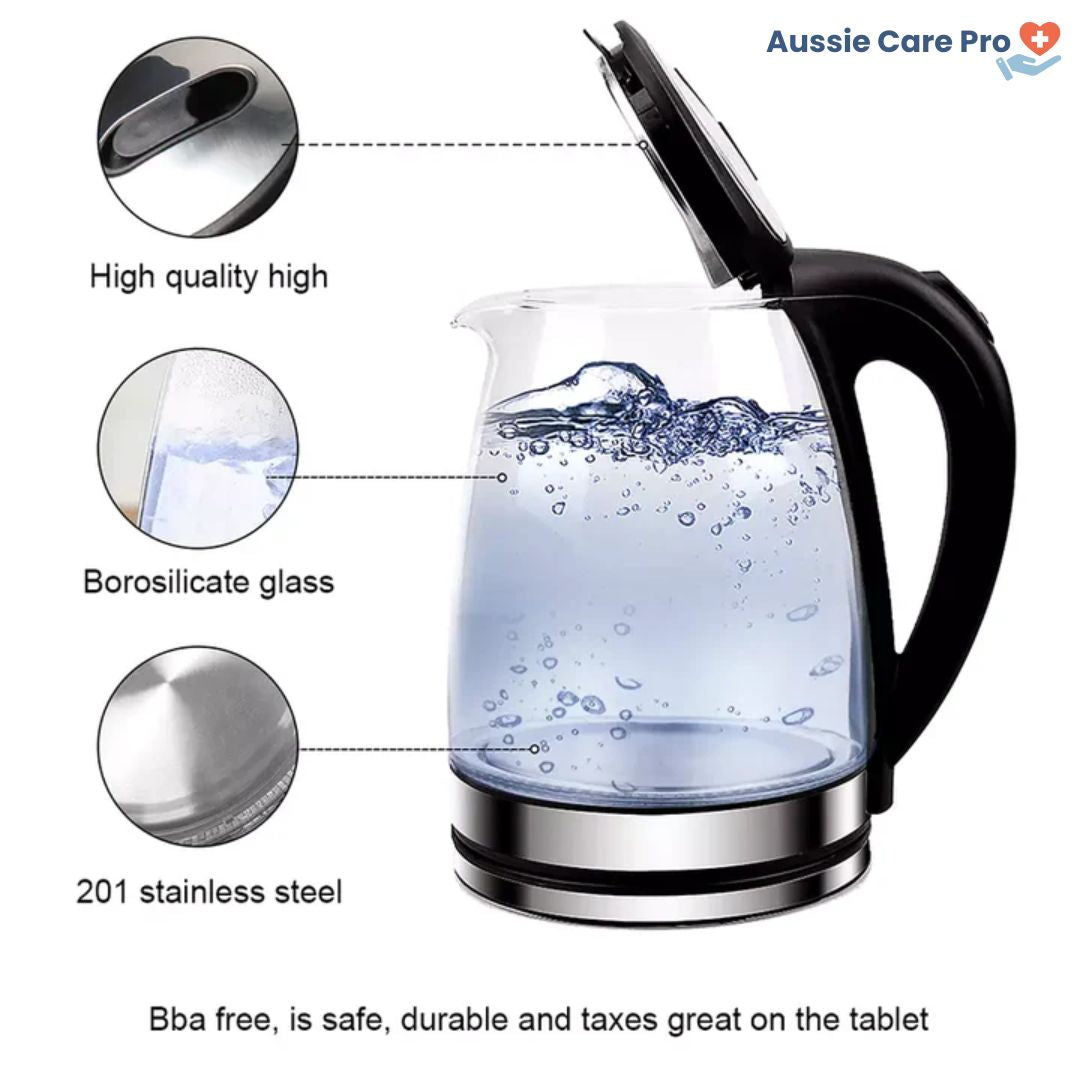Fast Boil Electric Glass Kettle with Auto Off