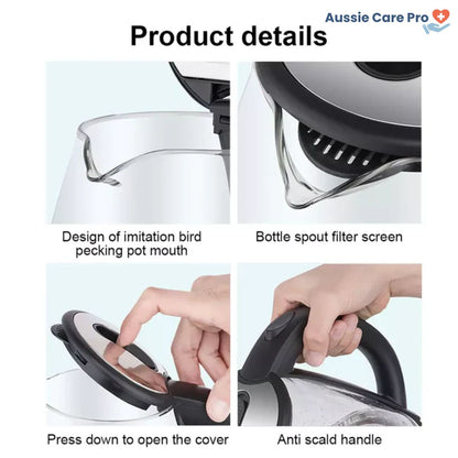 Fast Boil Electric Glass Kettle with Auto Off