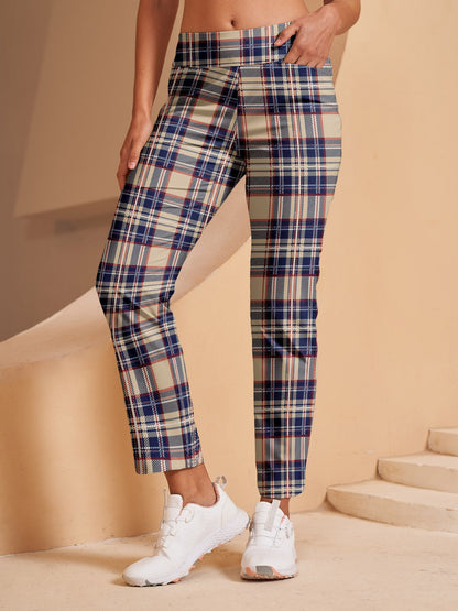 Comfortable 28 Inch Stretchy Slim Fit Ankle Pants