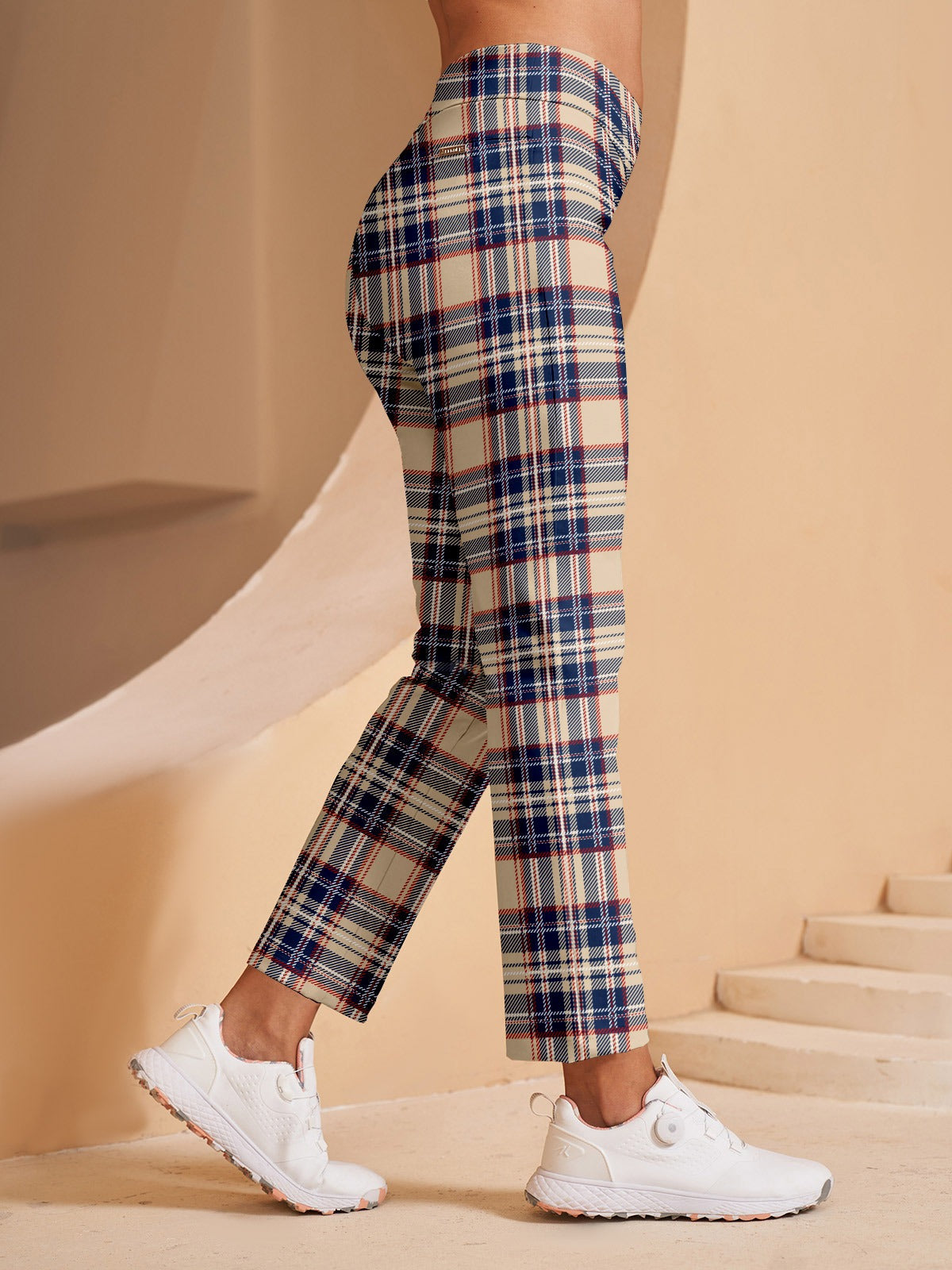 Comfortable 28 Inch Stretchy Slim Fit Ankle Pants