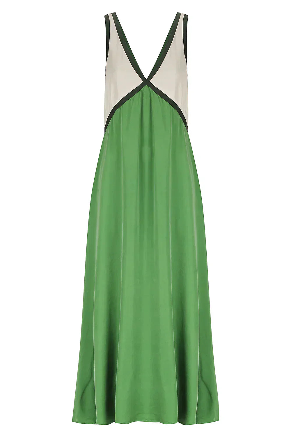 Elena | White Maxi Dress for Women - Flattering V-Neckline, Flowy Long Dress 5