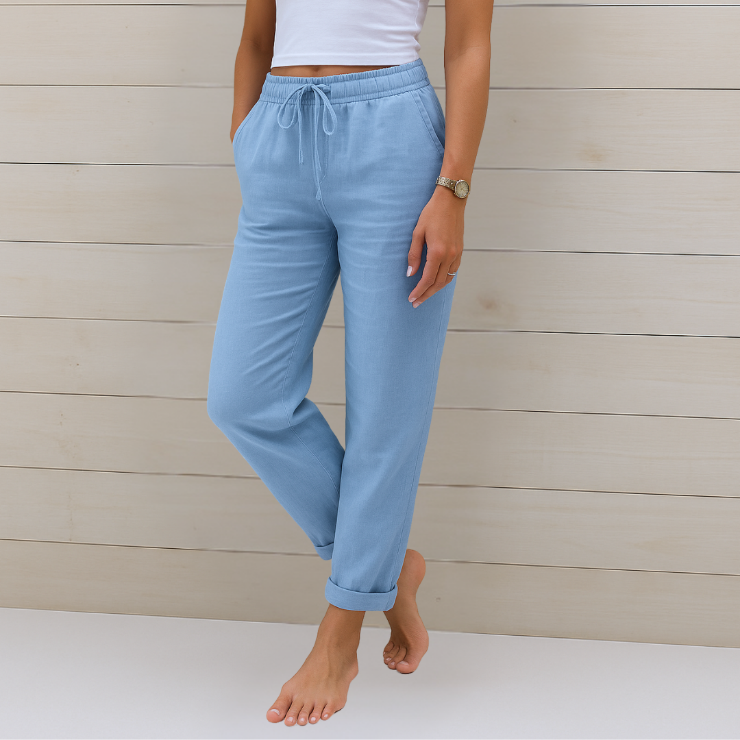 Comfortable Stretchy Pants with Elastic Waistband