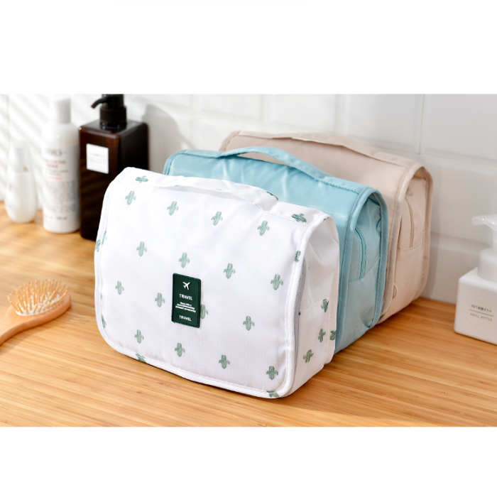 Compact Travel Toiletry Bag with Water-Resistant Design