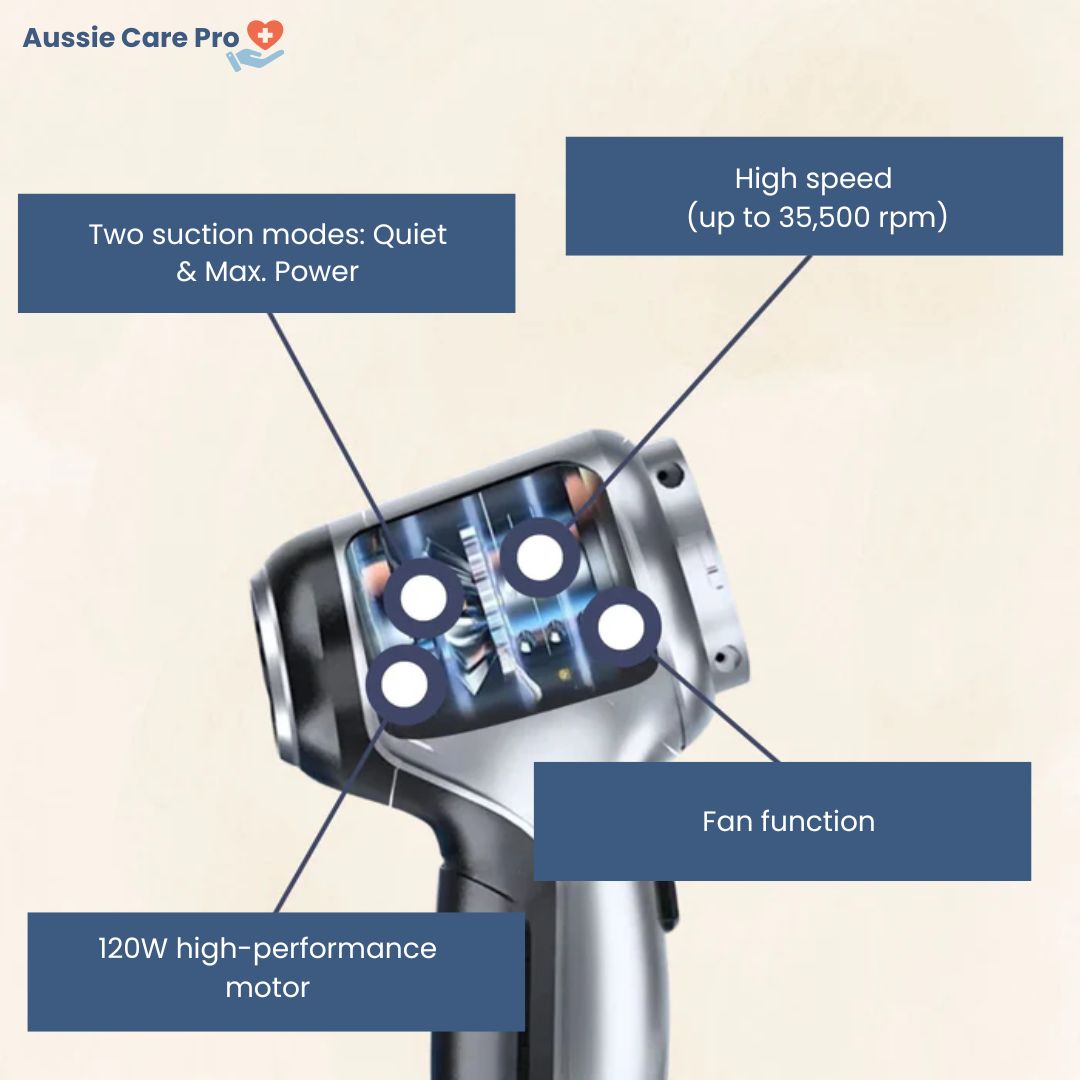 Compact Wireless Hand Vacuum - Lightweight & Rechargeable