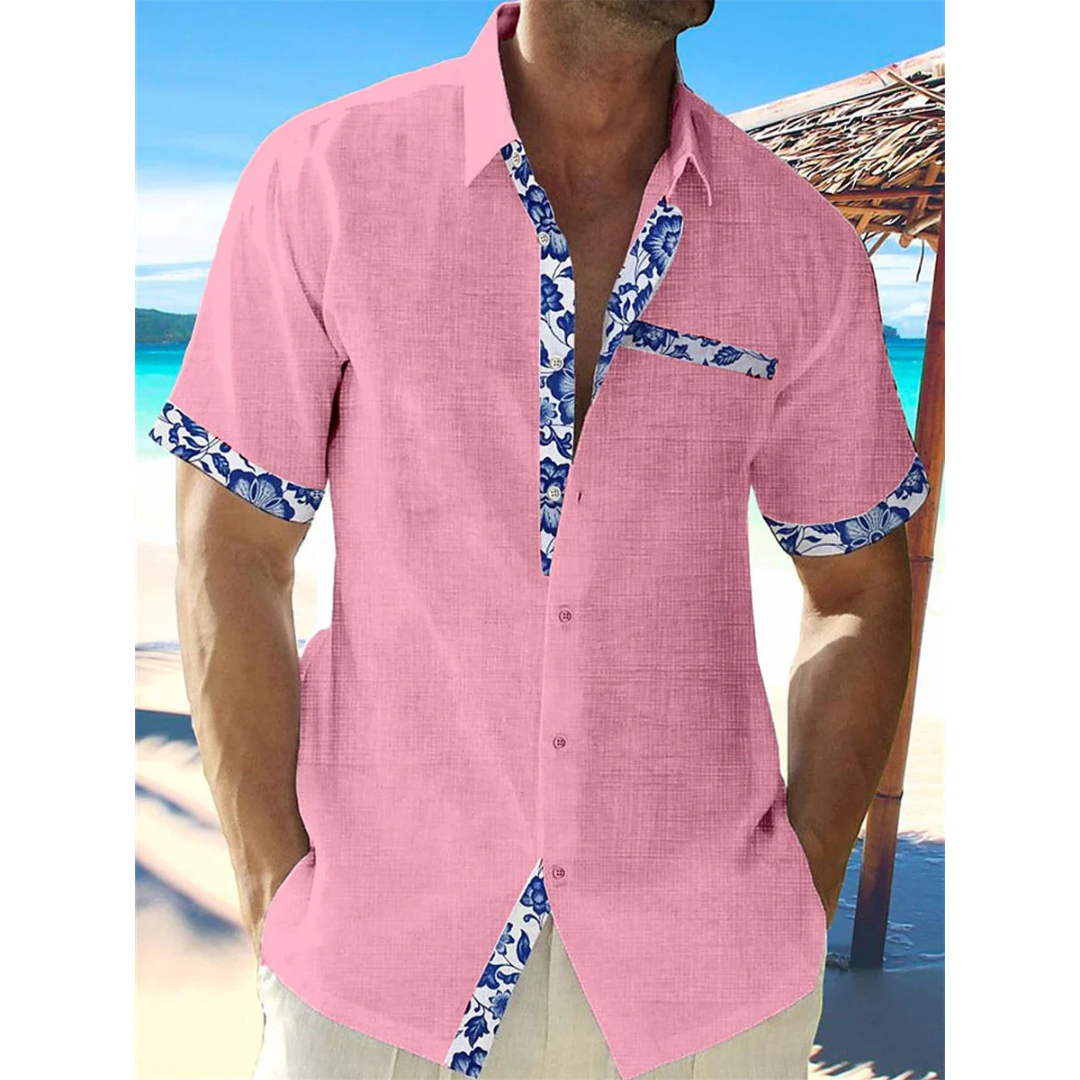 Lightweight Men's Summer Cotton Shirt Casual Tee