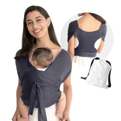 Comfortable Baby Carrier Sling - Adjustable Ergonomic Wrap