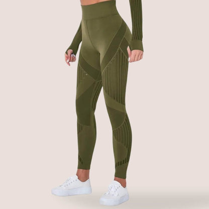 Comfortable High Waisted Full Length Women's Leggings