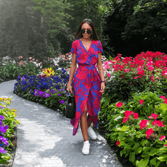 Vibrant Stripe Casual Sundress - Luxivelle