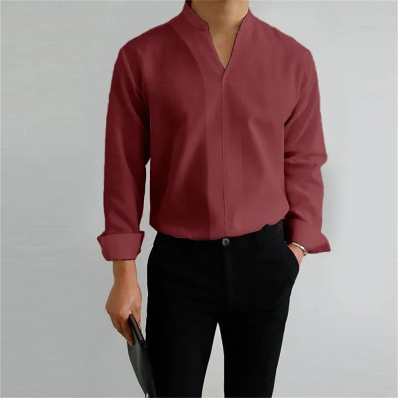 Lightweight Breathable Classic Fit Men's Summer Shirt