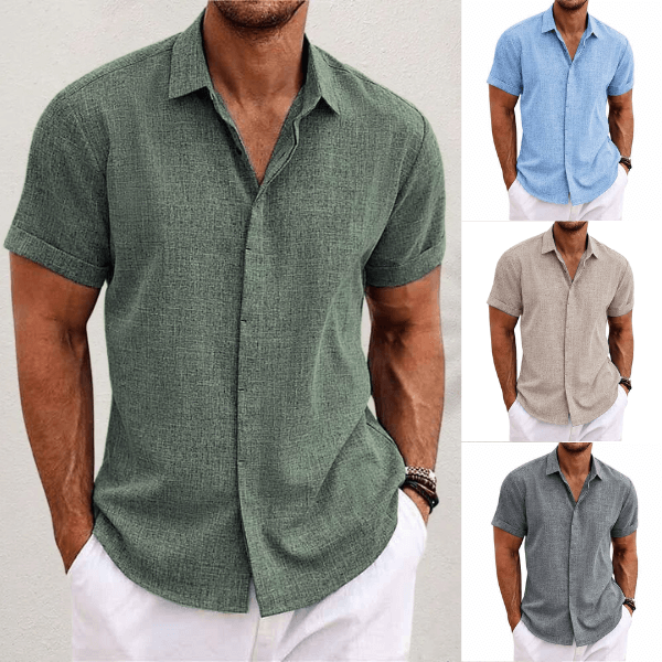 Casual Summer Breathable Cotton Shirt