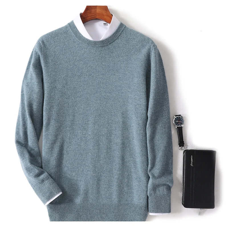 Men's Cozy Crew Neck Pullover Sweater