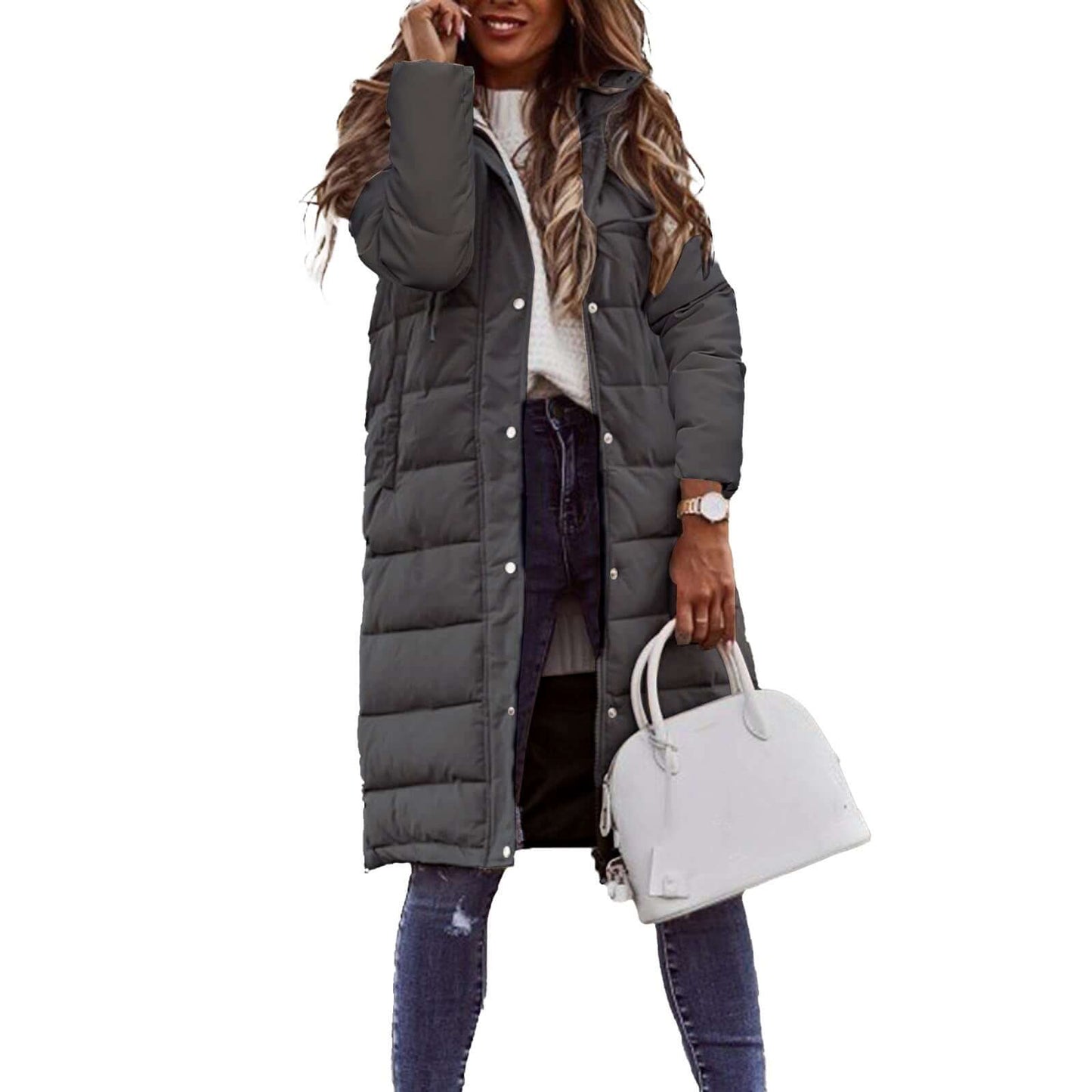 Warm Insulated Ladies Parka Jacket