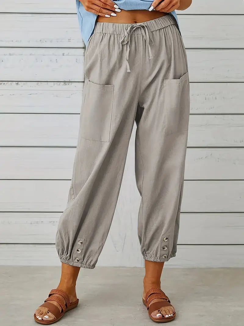 Ladies Comfort Fit Straight Leg Pants