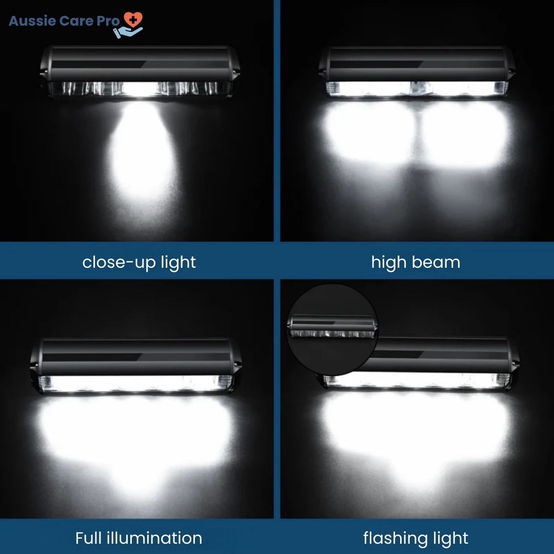 Bright LED Bicycle Front Light – Waterproof 6000 Lumen Headlamp