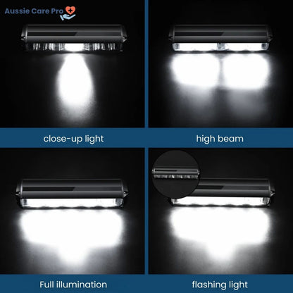 Bright LED Bicycle Front Light – Waterproof 6000 Lumen Headlamp