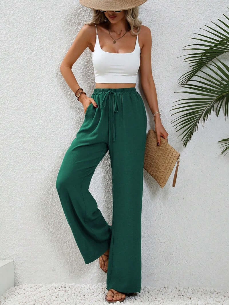 Relaxed Fit Cotton Pants