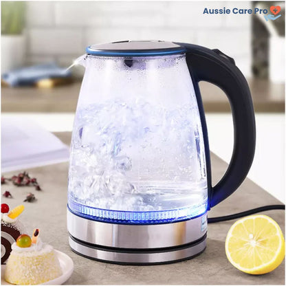Fast Boil Electric Glass Kettle with Auto Off - Luxivelle