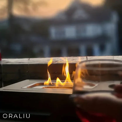 Compact Portable Flame Fire Pit Heater - Luxivelle