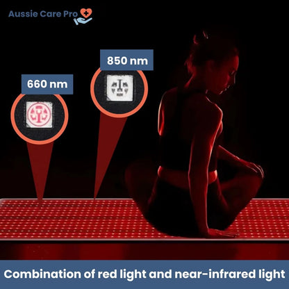 Healing Red Light Therapy Mat for Pain Relief