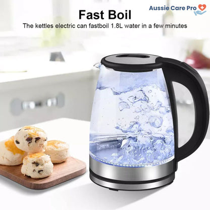 Fast Boil Electric Glass Kettle with Auto Off