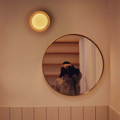 Simple Wooden LED Wall Light