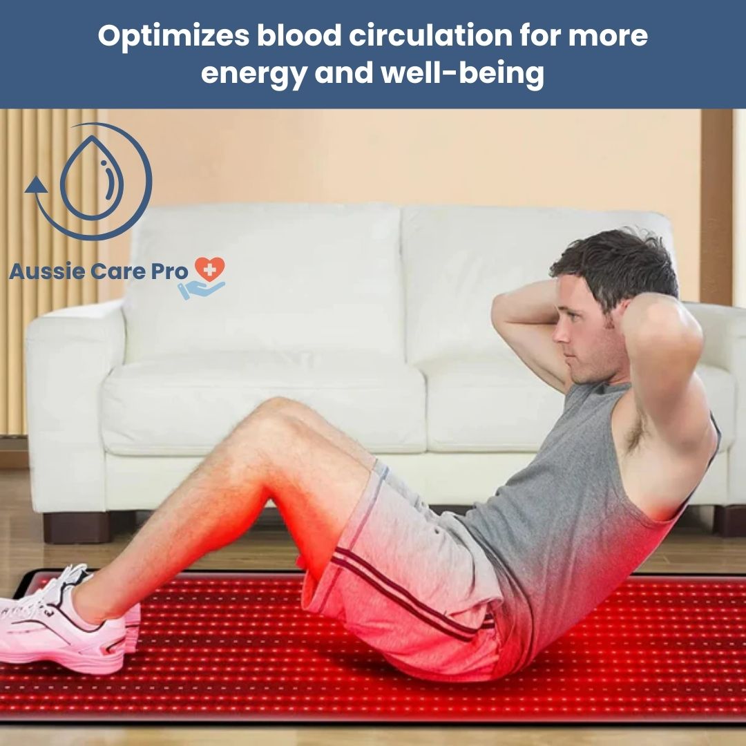 Healing Red Light Therapy Mat for Pain Relief