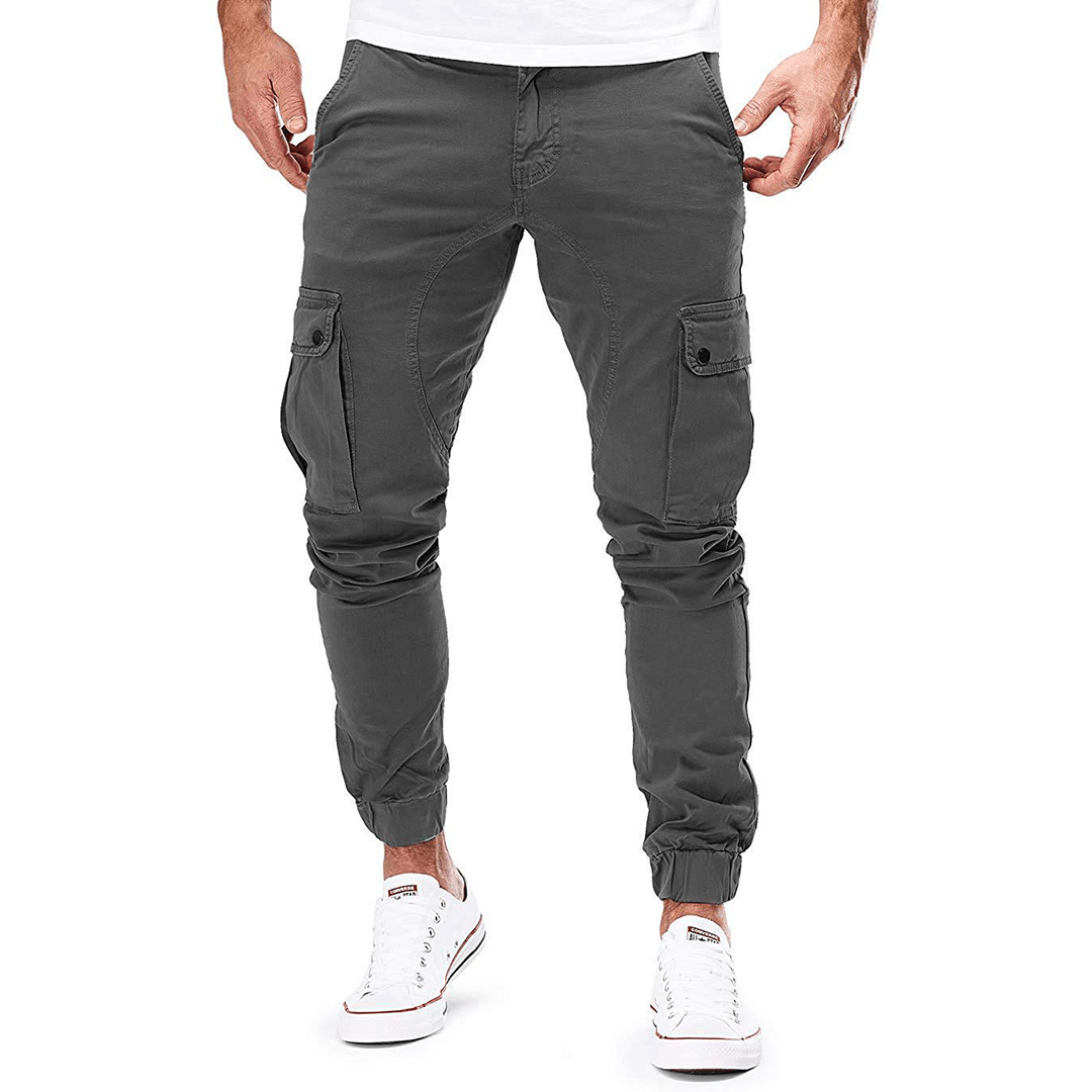 Men's Fitted Elastic Combat Pants
