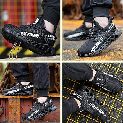Lightweight Airy Work Safety Shoes