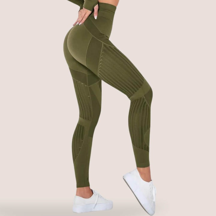 Comfortable High Waisted Full Length Women's Leggings