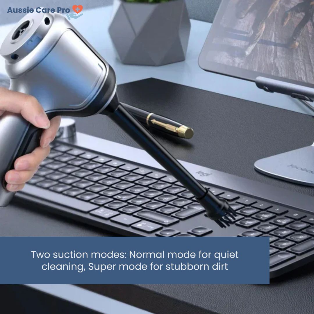Compact Wireless Hand Vacuum - Lightweight & Rechargeable