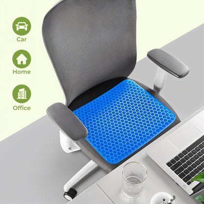 Ergonomic Memory Foam Chair Cushion for Back Support