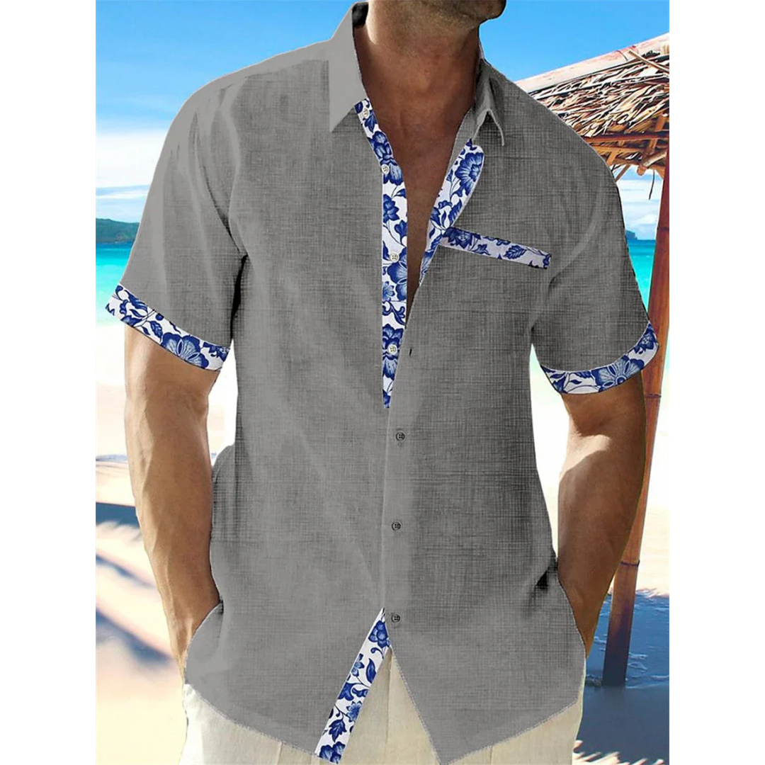 Lightweight Men's Summer Cotton Shirt Casual Tee