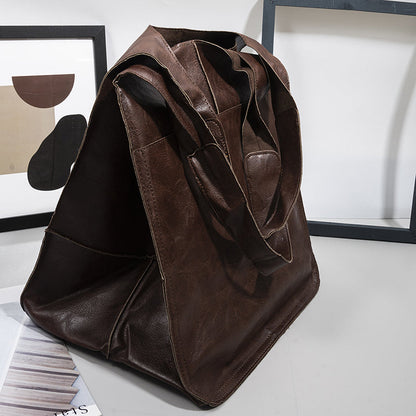 Large Leather Duffel Bag | Classic Travel Tote
