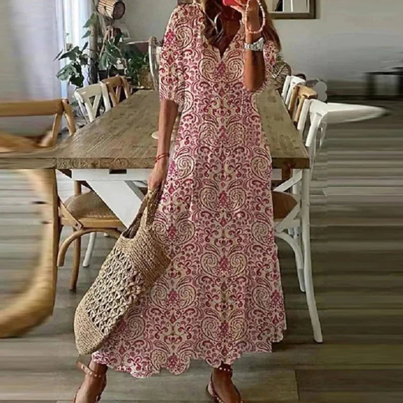 Chic Long Summer Dress for Ladies