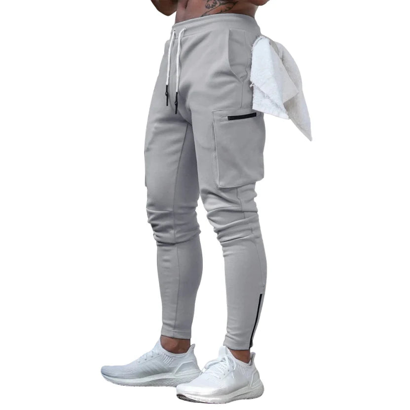 Men's Athletic Fit Jogger Pants with Extra Pockets