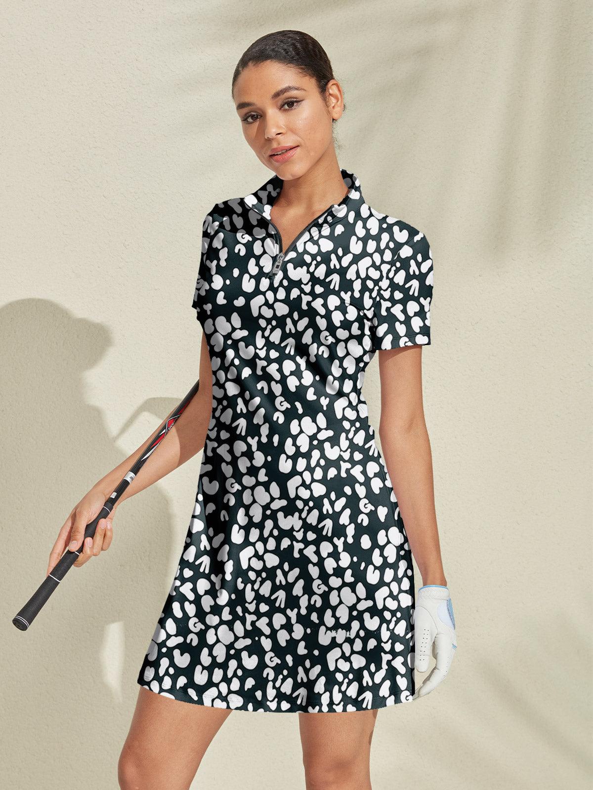 Fun Outdoor Short Sleeve Sun Dress UPF 50+ Protection - Luxivelle