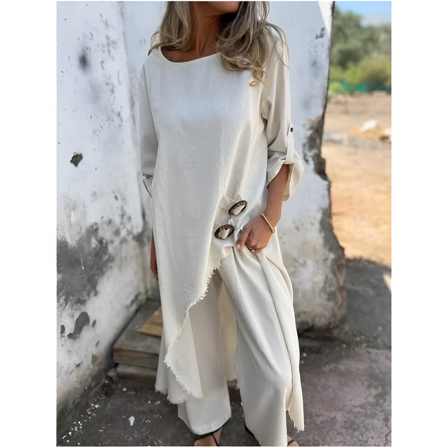 Jolein | Ladies Two-Part Set - Casual Elegant Outfit-5