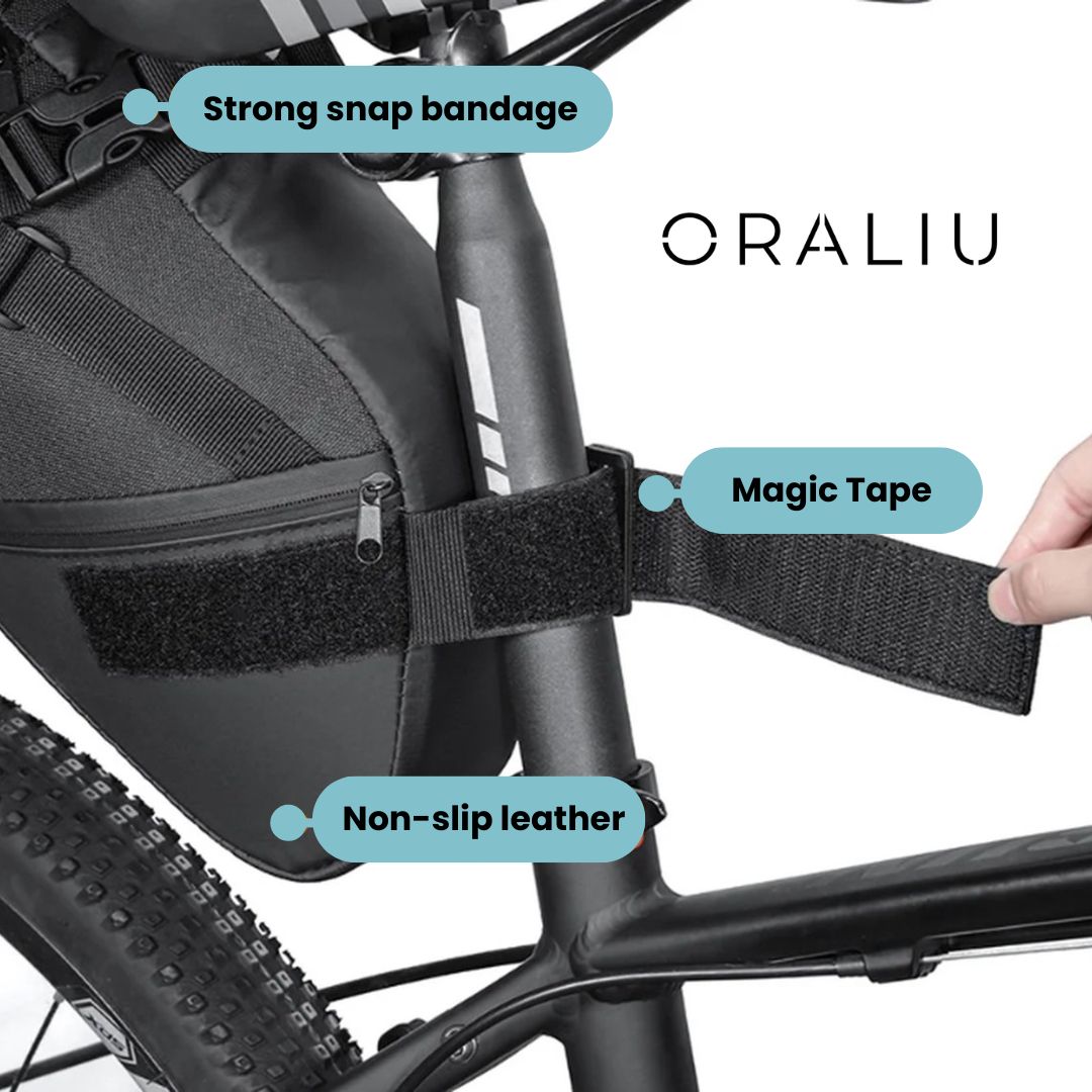 Waterproof Cycling Saddle Bag – 10L Lightweight Bike Storage