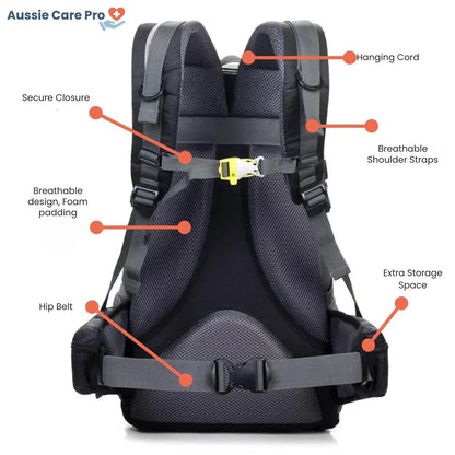 Tough 40L Waterproof Hiking Backpack