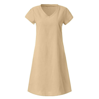 Breathable Cotton Summer Dress