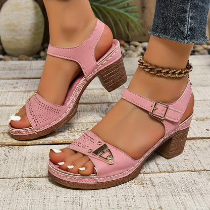 Soft Buckle Sandals - Adjustable Comfort Fit