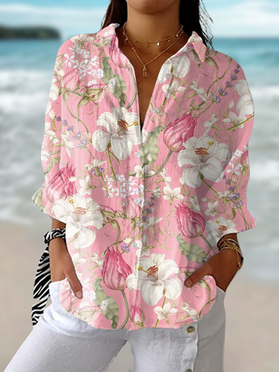 Beautiful Floral Women's Blouse - Luxivelle