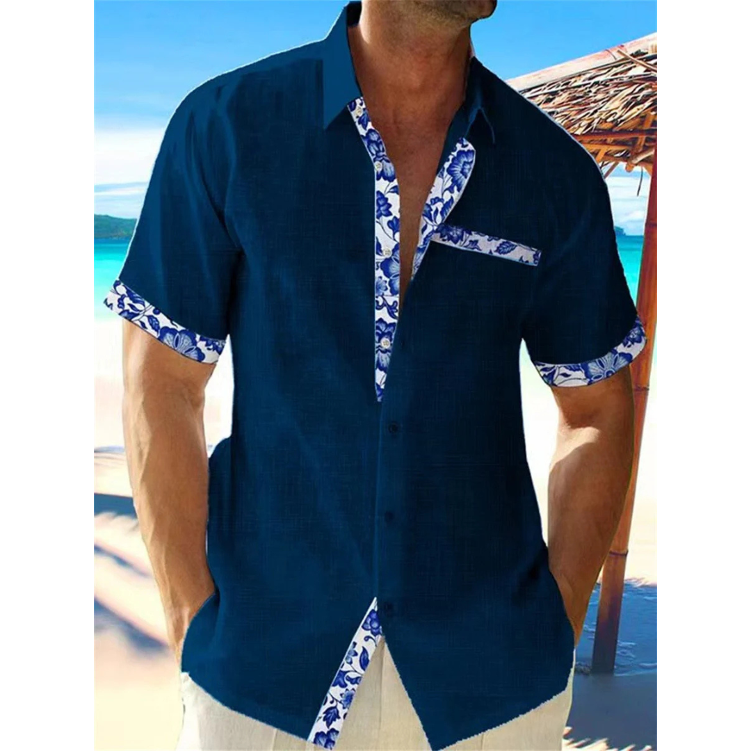 Lightweight Men's Summer Cotton Shirt Casual Tee