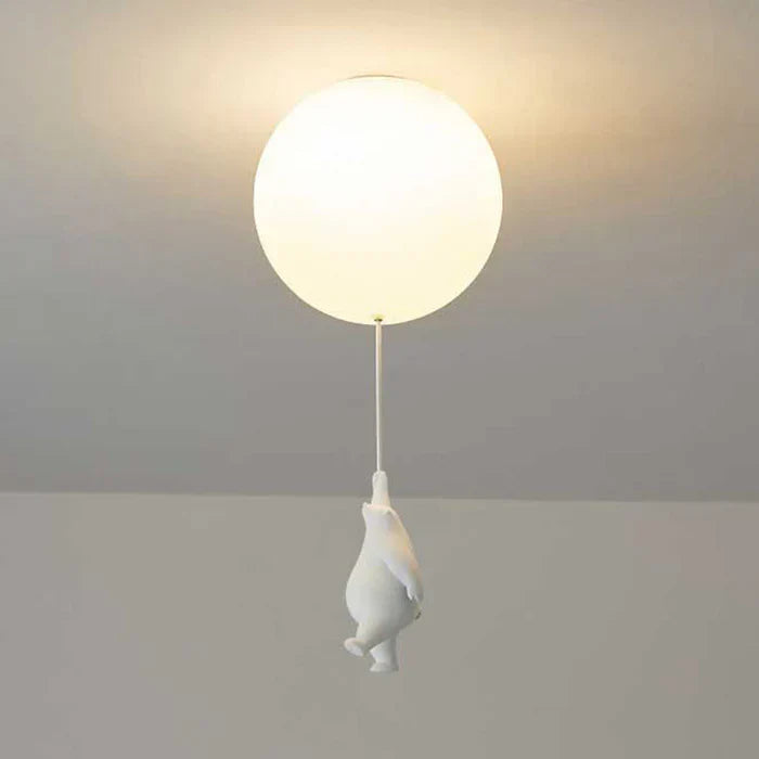 Cute Bear Nursery Pendant Light