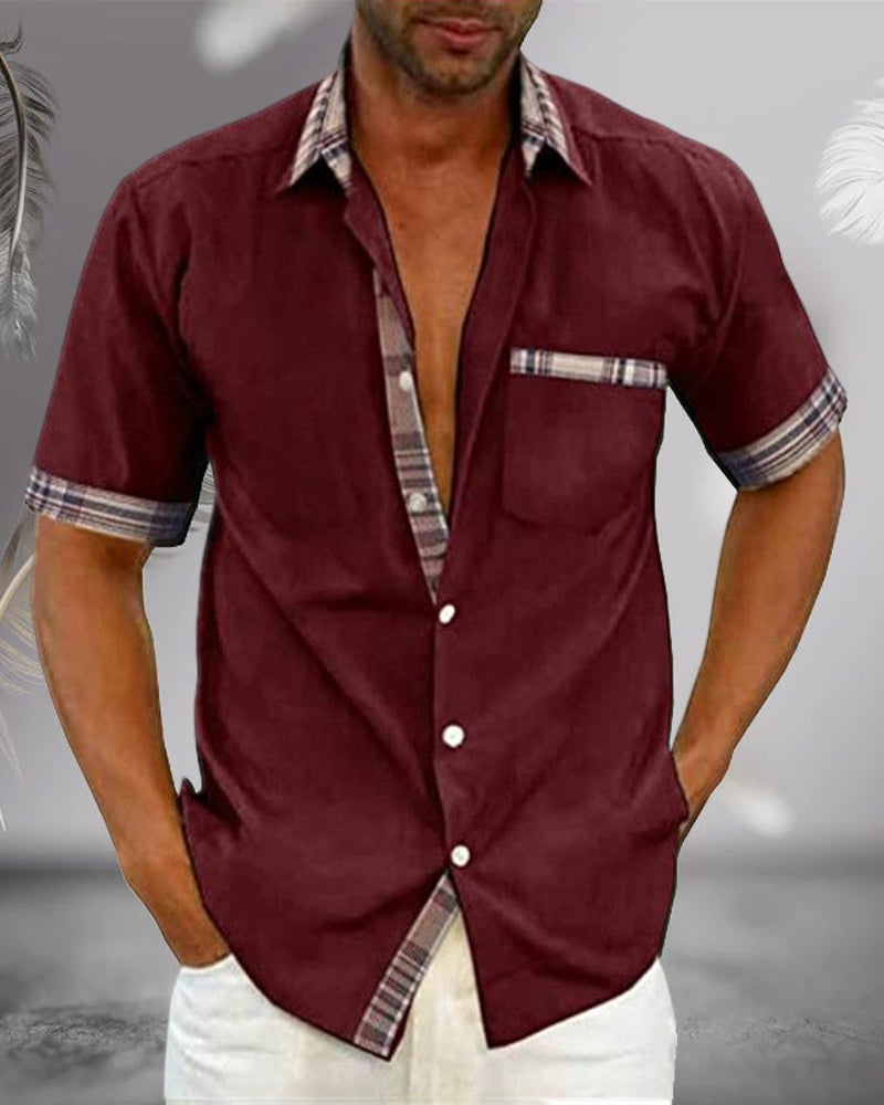 Casual Men's Summer Dress Shirt