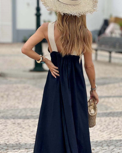 Relaxed Fit Airy Maxi Sundress